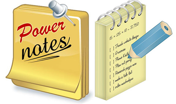Power Notes + ключ – заметки на рабочий стол