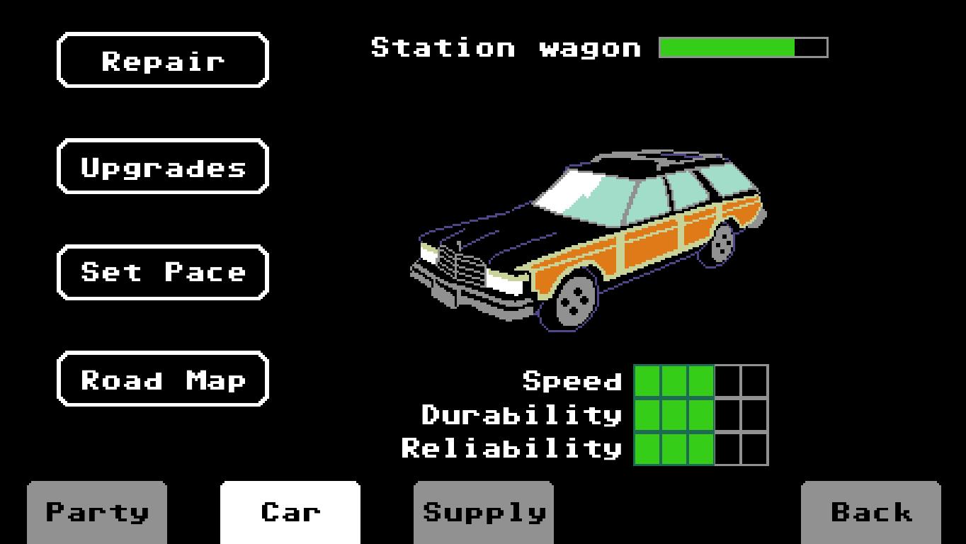 Organ trail. The Organ Trail. Set the Pace. Old game with Organ repeat.