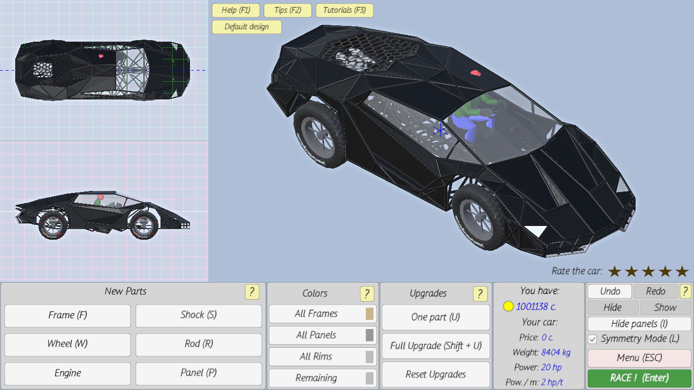 Dream Car Builder v39.2022.06.24.0 - игра на стадии разработки.