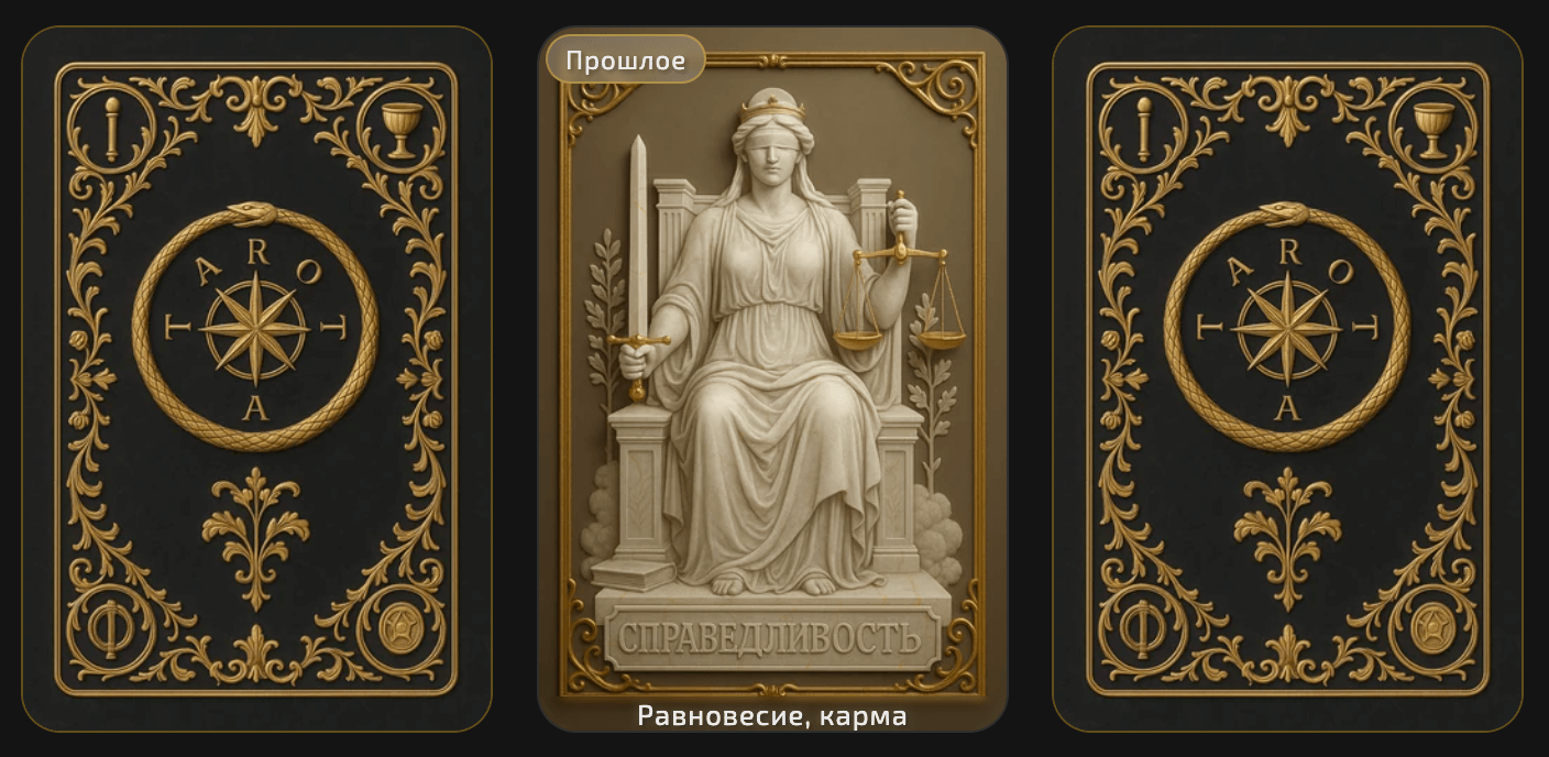 Таро раслкад на новую работа - бесплтано онлай (ИИ интерпретация карт)